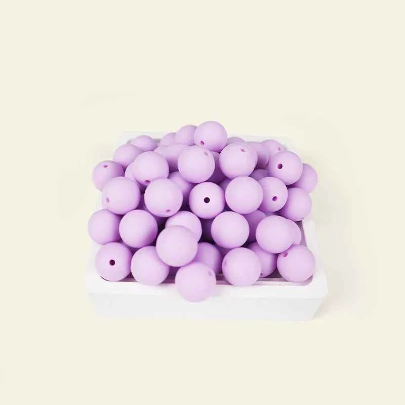 12mm Siilcone Round Beads 100/50/20Pcs For Jewelry Making To Make Bracelets DIY Keychain Necklace Jewelry Accessories BPA Free