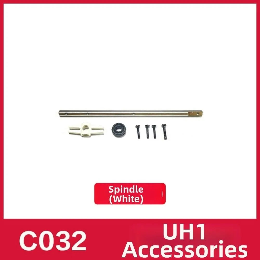 RC ERA RC Helicopter Spare Parts C032 UH1 Simulation Main Blade Landing Gear Motor Battery Horizontal Axis