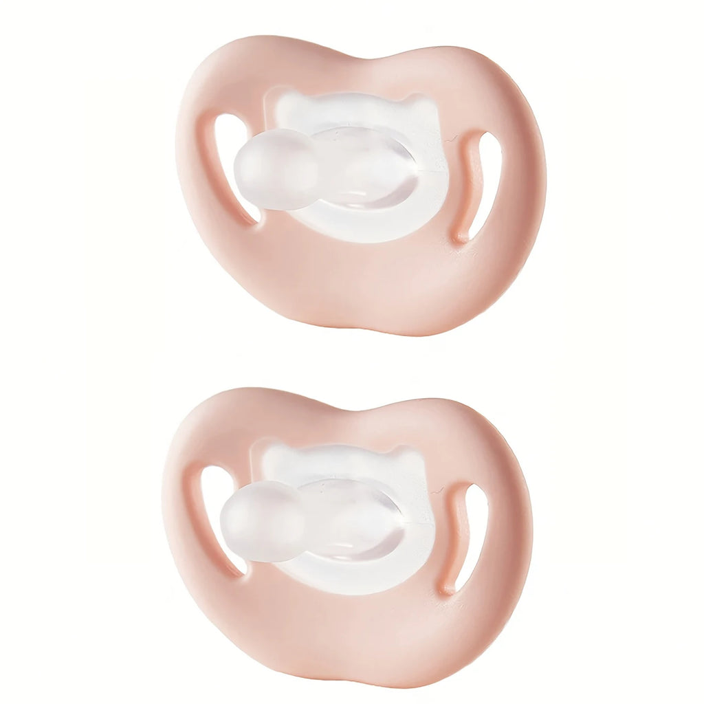 Soft Touch Silicone Baby Pacifier with Thumb Nipple, Newborn Soother, Baby Shower Gift