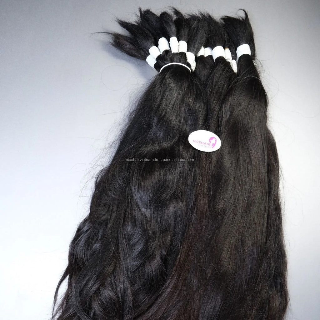 Wholesale 100% Raw Virgin Cuticle Aligned Hair 100% Vietnamese Human Remy Hair with Natural Waves Raw Virgin Asian Slavic hair