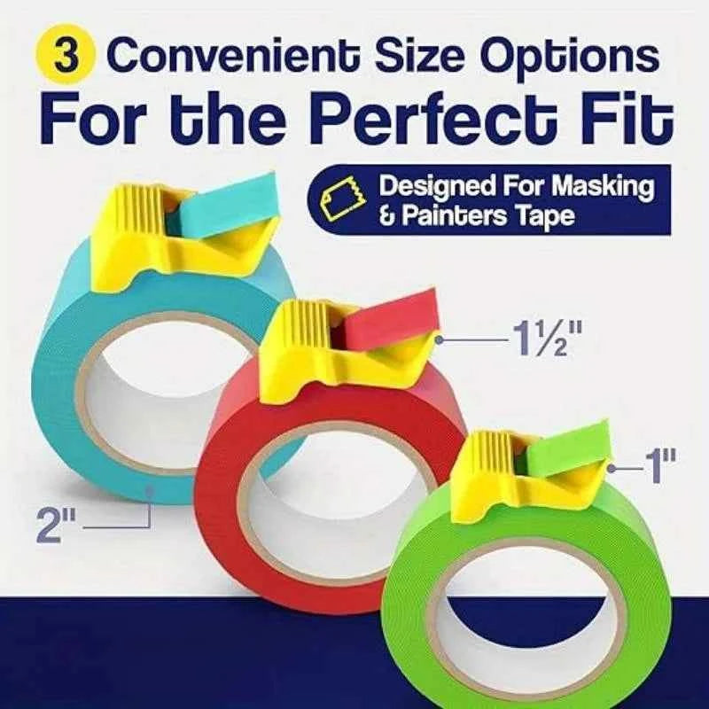 3 sizes of tape splitter, suitable for masking paper or plain paper tape cutter, speed up work efficiency, small tape cutting