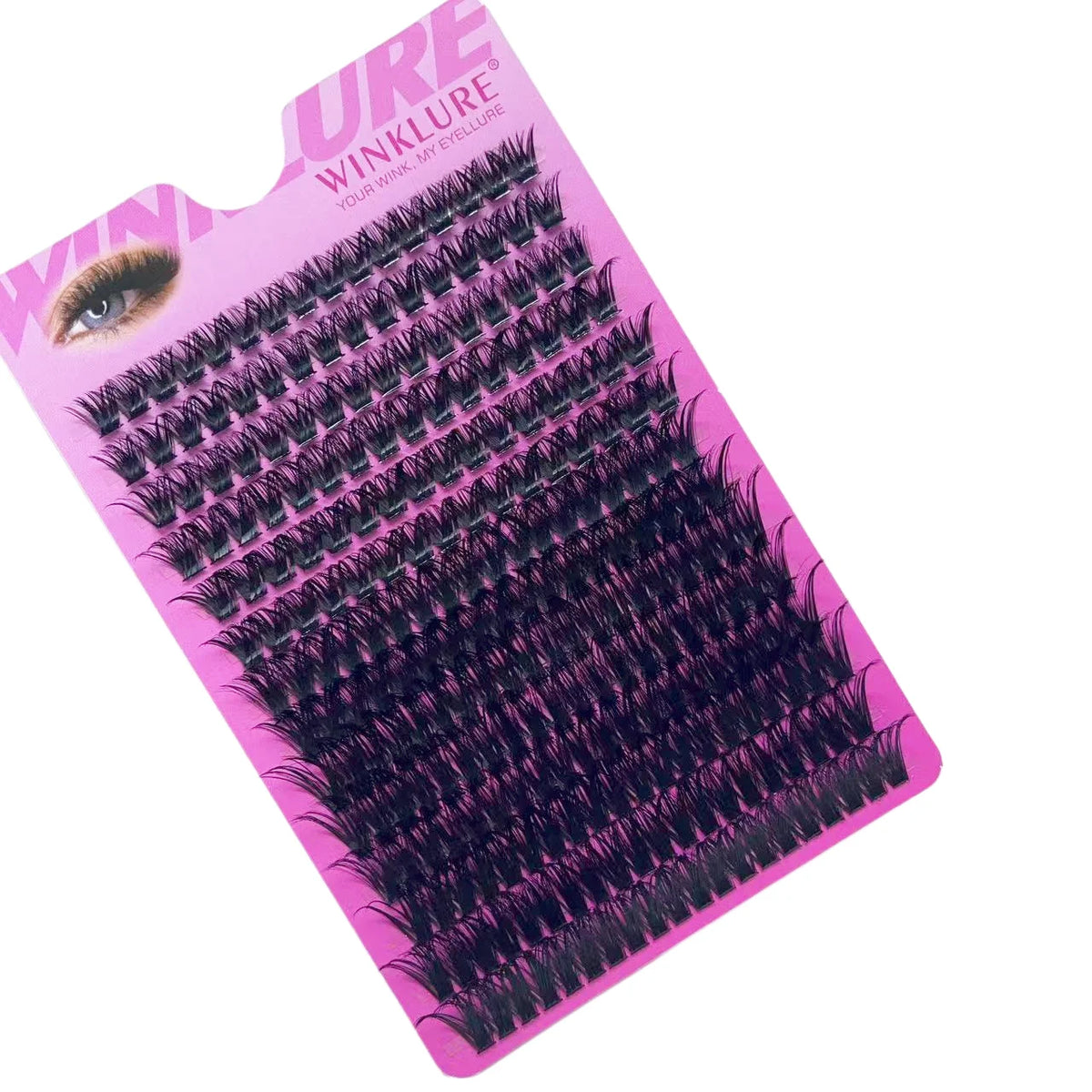 DIY D Curl False Mink Eyelash Clusters 60D Pack
