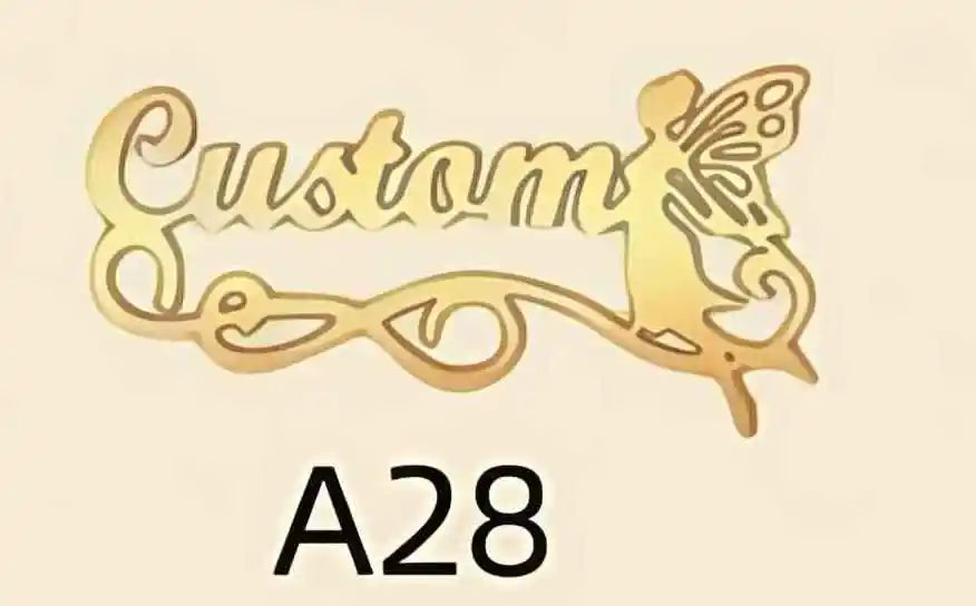 Jeshayuan Custom Bling Name Necklace Personalized Necklace Women Name Necklace Baby Name Necklace Nameplate Jewelry Gift