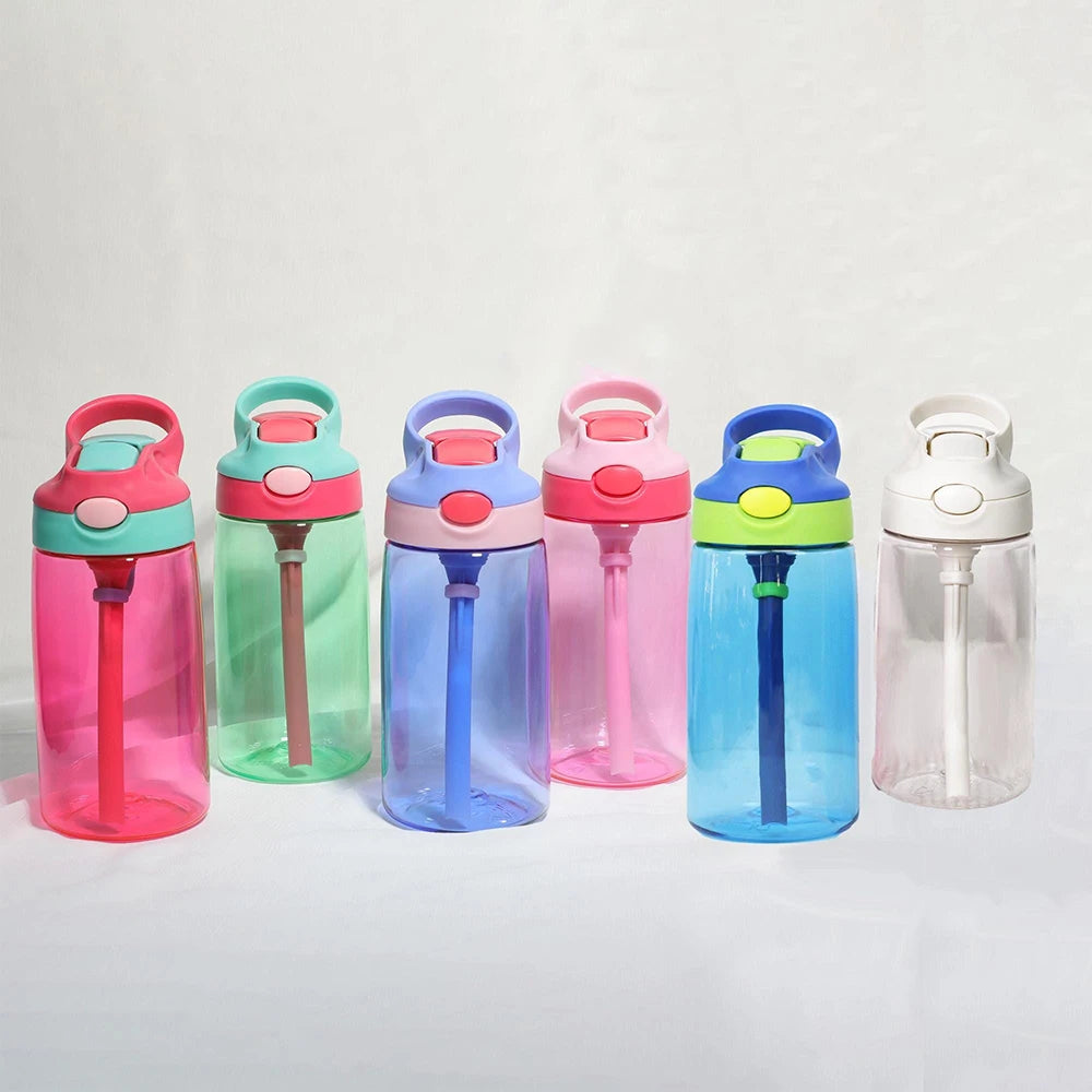Children's Water Bottles with Customizable Names, Suitable for School and Outdoor Use, Cute Christmas Gifts