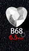 100PCS B41-80 Flat Bottom Special-Shaped Drill  Crystal Sleek Rhinestone 3D Manicure Nail Art Decoration Charms Jewelry