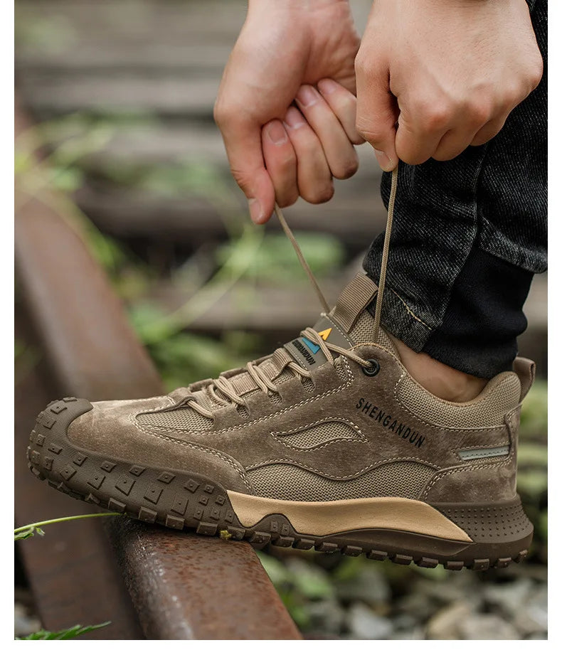 Anti Smash working shoes with steel toe Anti Puncture industrial Safety Shoes men Anti Scalding safety boots for electrician