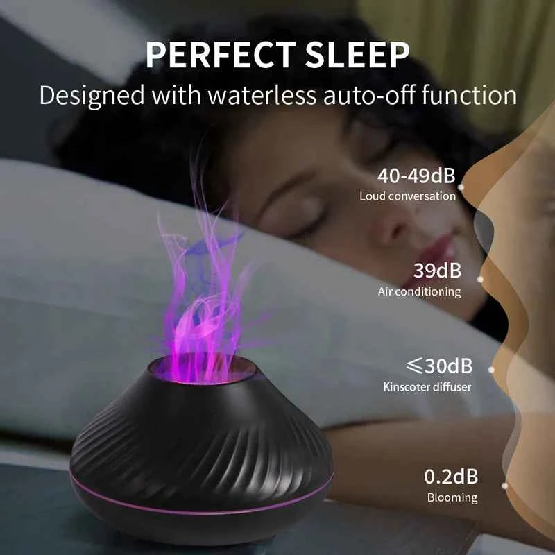 Volcano Aromatherapy Diffuser Portable Desktop Essential Oil Aroma Diffuser Home Air Humidifier Purifier/Essential Oil Set