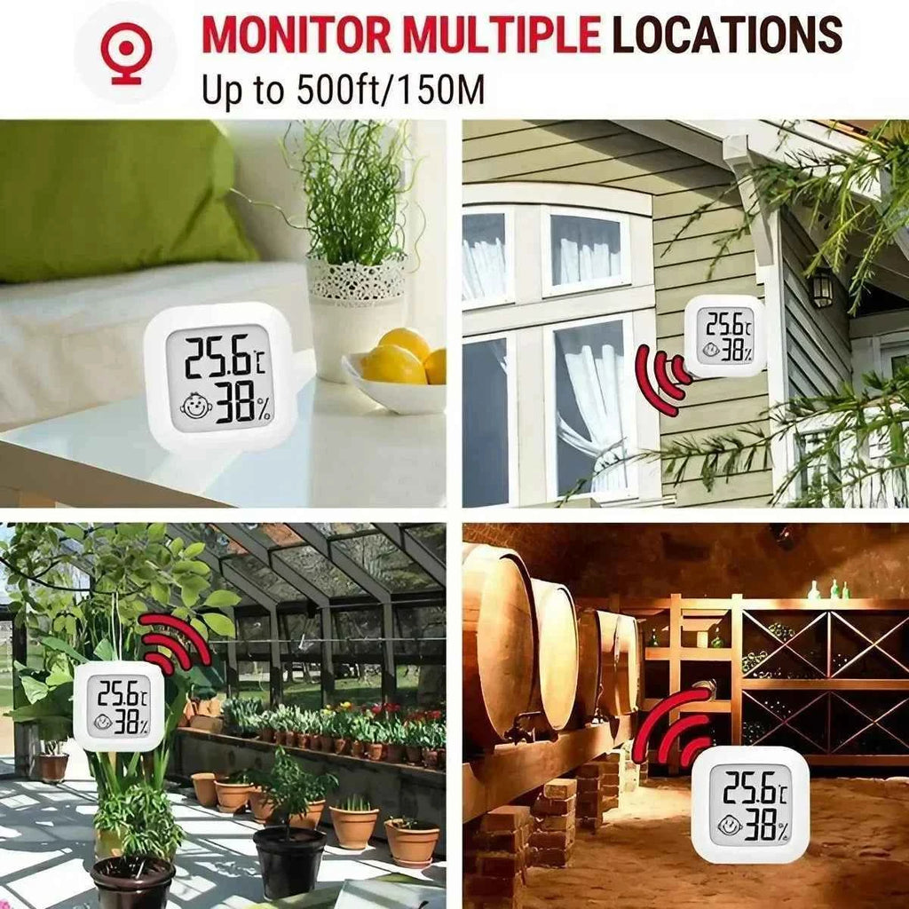 JJYY Mini Home Digital LCD Display Thermometer Hygrometer Indoor High Precision Temperature Sensor