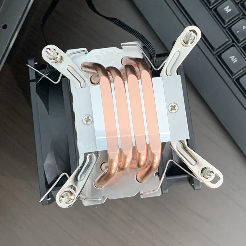 2Heat Pipes CPU Air Cooler 3PIN/4PIN PWM X99 Silent PC Radiator for Intel LGA 2011 1700 1150 1151 1366 1155 1156 X79 1200 1851