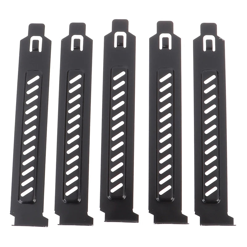 5Pcs New PCI Slot Cover/PCI Graphics Card Blanks Dust Cover Filter Blanking Board Ventilation PC Computer Case