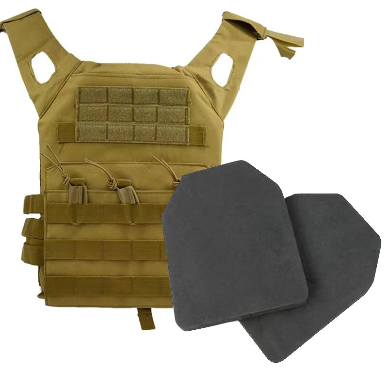 JPC Molle Plate Carrierr Lightweight Tactical Vest With EVA Foam Board CS Game Jungle Security Equipment Wearing Hunting Vest