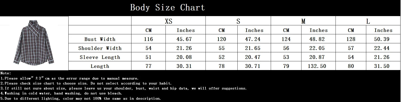 KONDALA Streetwear Casual Chic Women Blouse Plaid Stand Collar Single Breasted Blouse Fashion 2026 Spring Summer Holiday Blouse