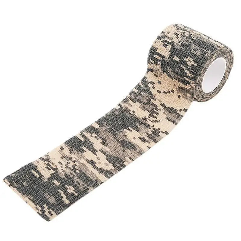 1pc Camouflage Invisible Tape Camo Form Reusable Self Cling Camo Hunting Rifle Fabric Tape Wrap Outdoor Camping Accessories