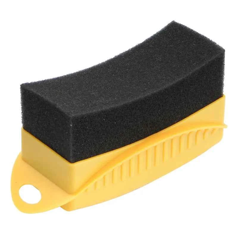Car Wheel Polishing Waxing Sponge Brush ABS Plastics Washing Cleaning Tire Contour Dressing Applicator Pads Detail Accessories