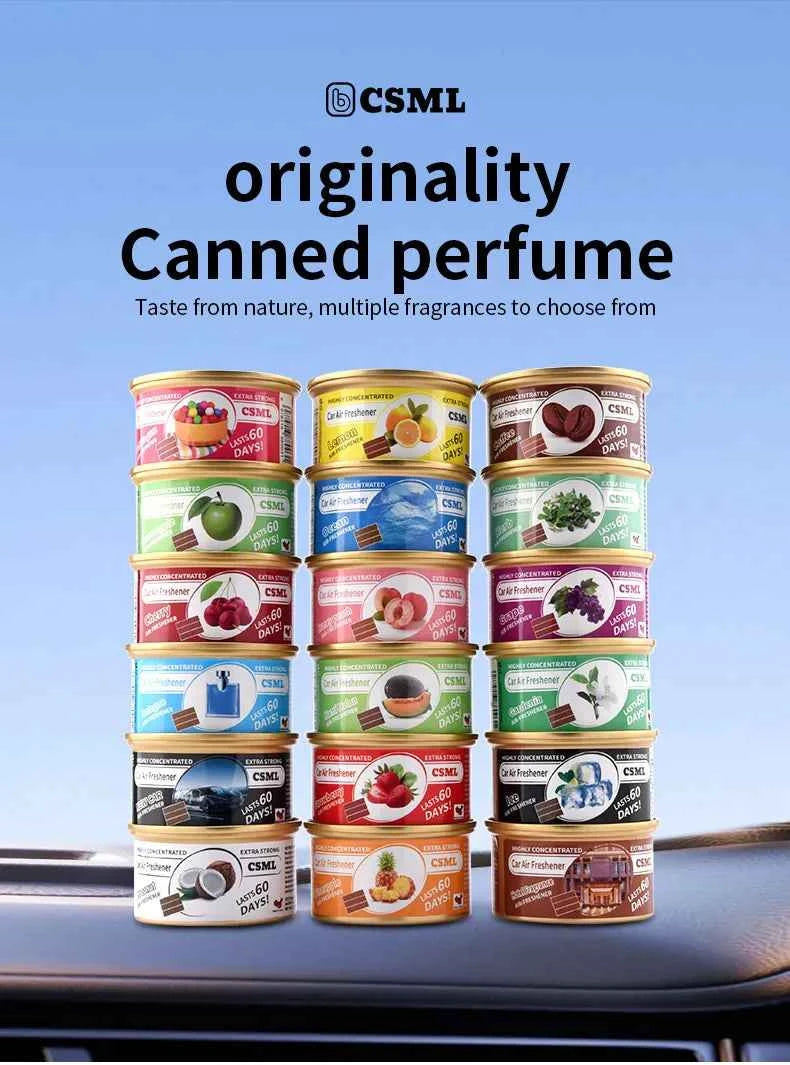 Best-selling Wooden Block Canned Car Aromatherapy, Car Fragrance Paste, Deodorizing Air Freshener, High-end Solid Perfume