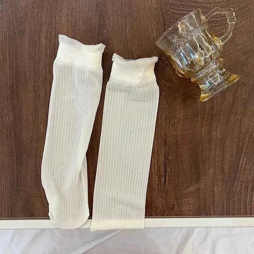 3Pairs/Lot Baby Girls Knee High Socks Long Kids Soft Lace Stuff Princess Sock Ruffle 2-12Years  Cute Girl Socks