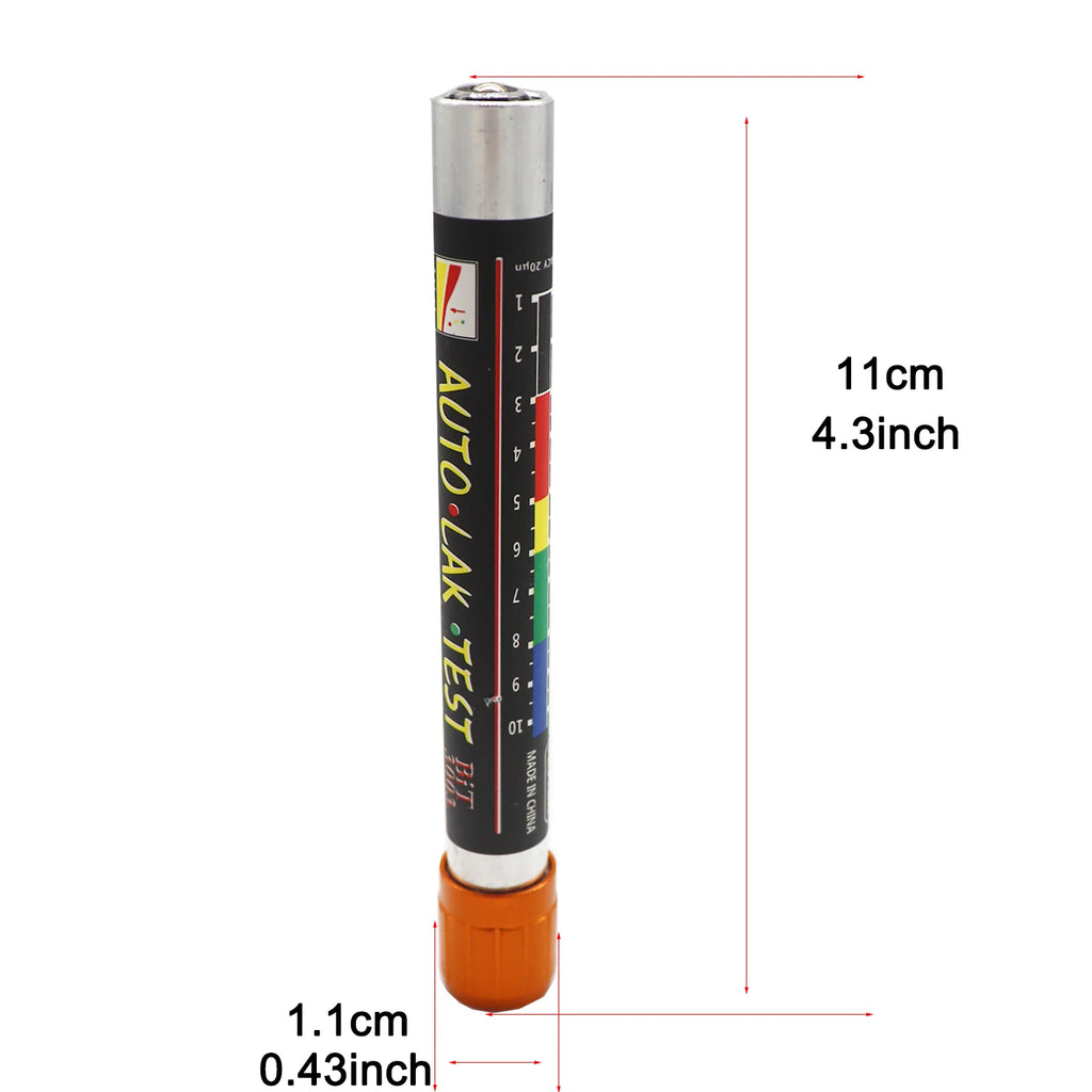 NEW Automotive Paint Film Tester Coating Thickness Gauge Quick Tester Paint Indicate Meter Test Tip With Magnetic Crash