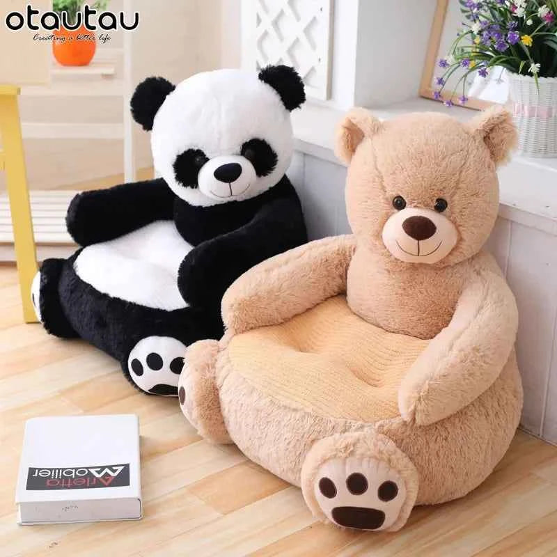 OTAUTAU Children Sofa Small Cartoon Couch Child Cute Chair Pouf Ottoman Princess Seat Futon Bear Armchair Kids Furniture SF165