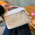 Zipper Cosmetic pouch Large Capacity Toiletry kit Portable Makeup organizer Travel Cosmetic Handbags Luxury Bath Washing bag