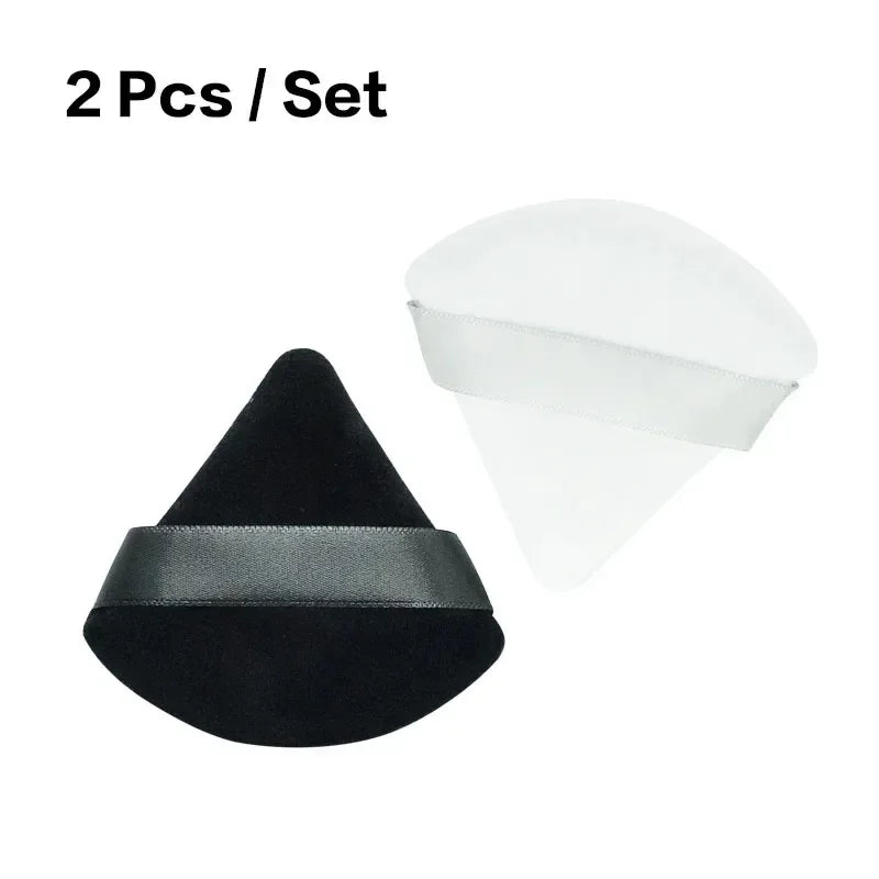 2/5/10/20Pcs Triangle Powder Puff Wet Dry Use For Loose Powder Liquid Cosmetic Soft Plush Powder Puff Makeup Foundation New In T