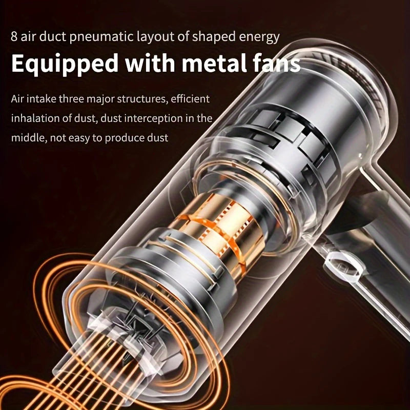 New Wireless 690000Pa Car Vacuum Portabale Cleaner Cordless Handheld Vacuum High-power Vacuum Cleaner For Home Office Car 2026