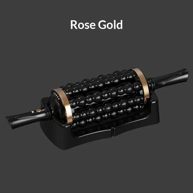 Rose Gold Color Handheld Electric Muscle Massager – Rolling Percussion