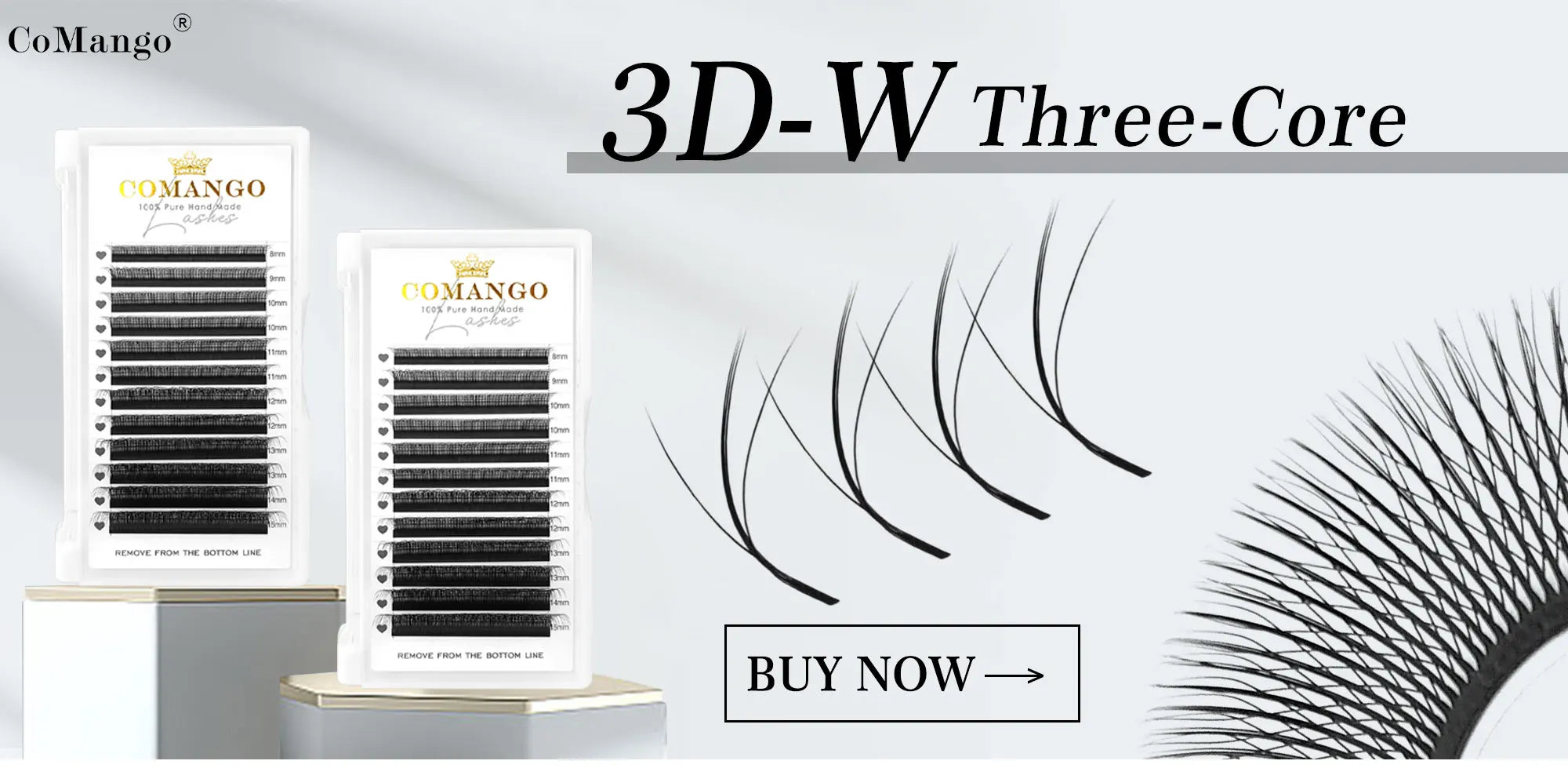 12Rows 5D Flora Fairy Eyelashes Extension Brown Black Premade Spikes Volume Fans Fairy Flora Mink False Lash DIY Makeup