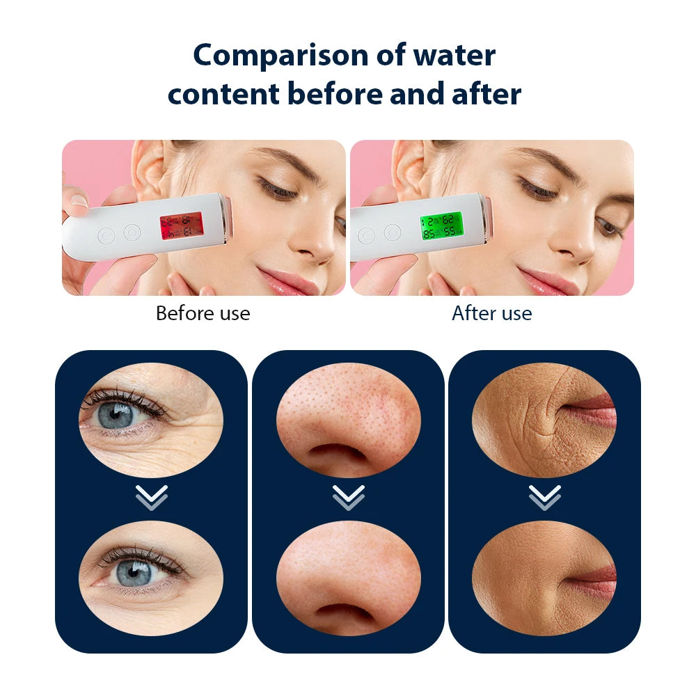 Portable Oxygen Bubble Facial Machine CO2 Bubble Pen Aqua Skin Face Cleansing SPA Beauty Device CO2 Pods Massager