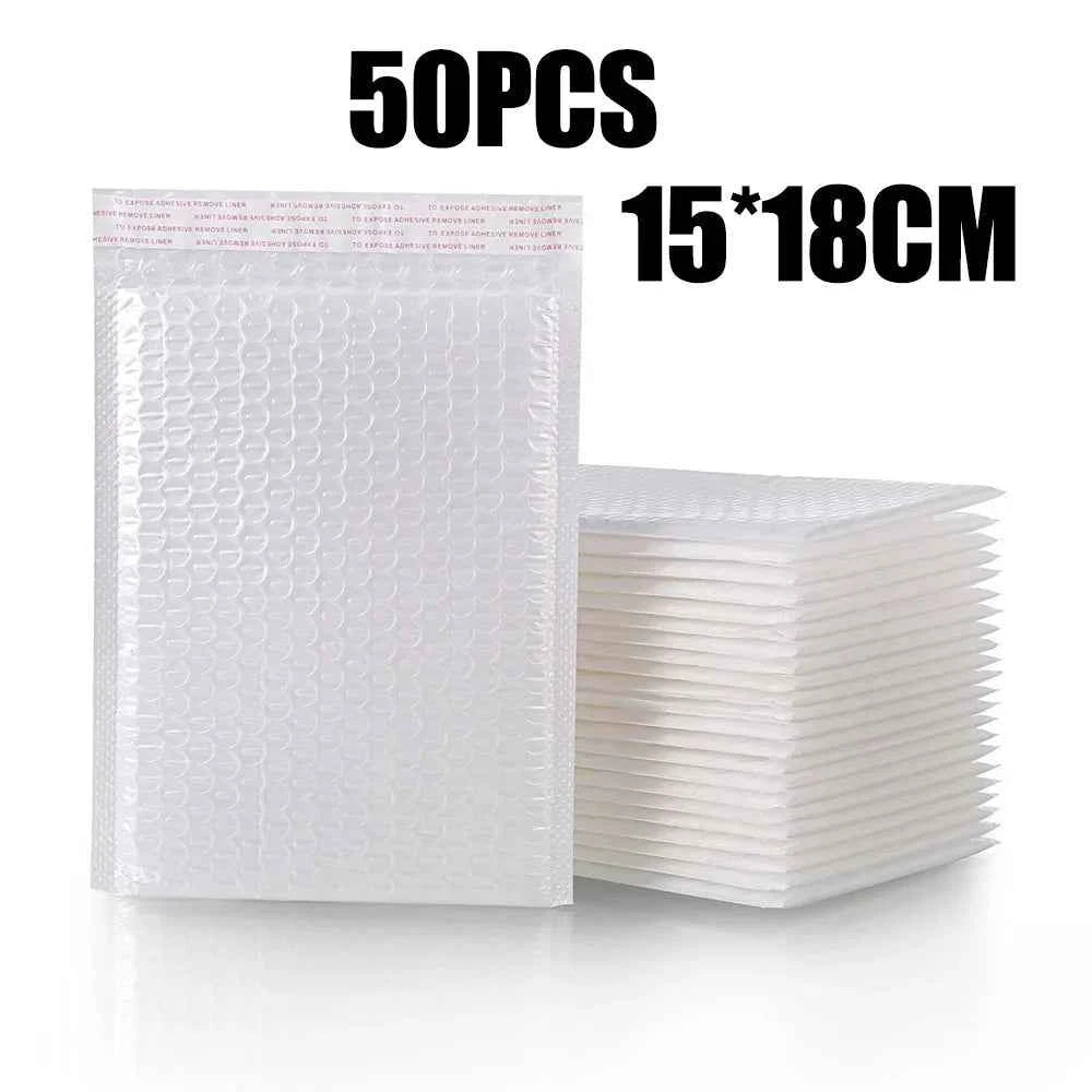 10-100PCS Bubble Mailers Wholesale White Padded Envelope for Packaging Mailing Gift Self Seal Shipping Bags Bubble Envelope