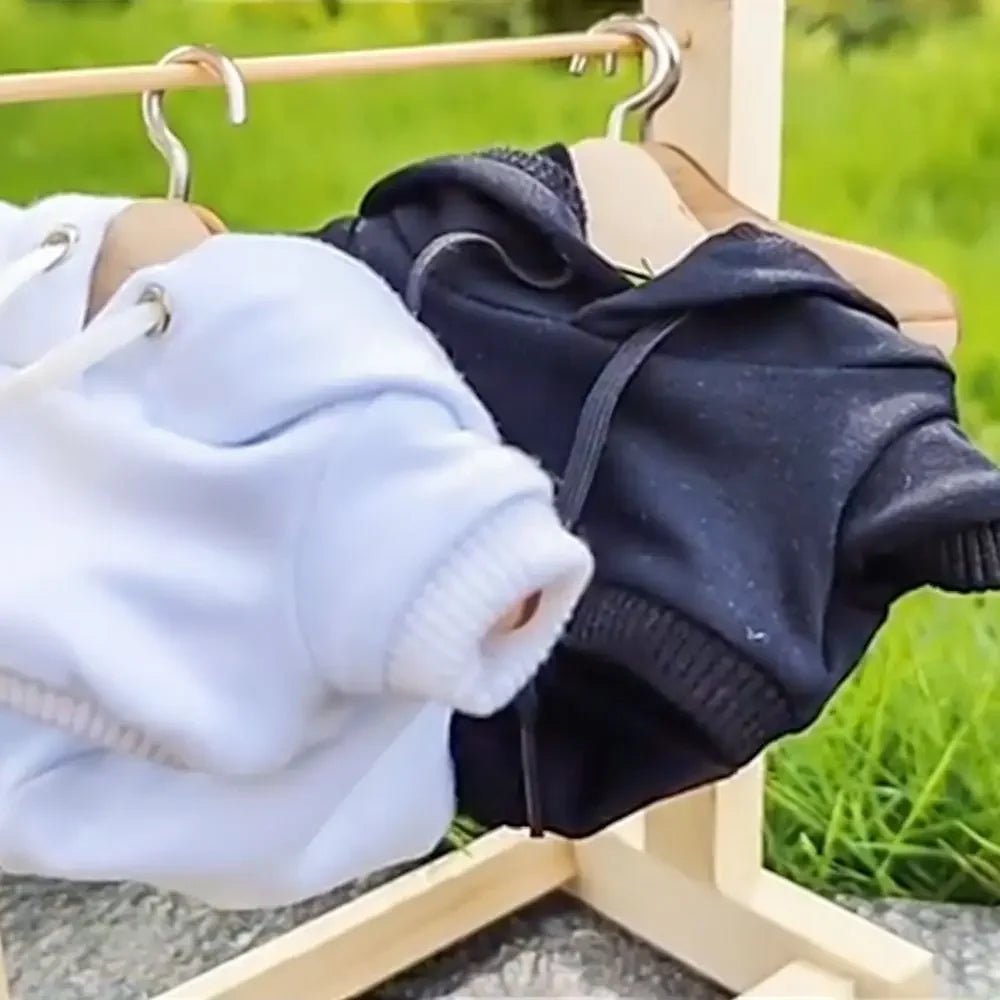 New Multicolor Handmade Hoodies For 10cm Cotton Dolls Fashion Casual Wear Sweatshirt Outfits Cute Dolls Tops Dolls Accessories