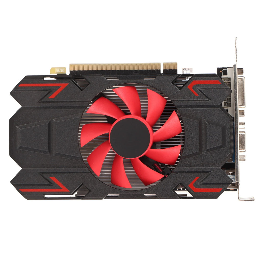Gaming Graphics Card HD7670 4GB DDR5 128bit Support 2560x1600 Easy To Install Support DVI VGA Graphics Card for Multimedia