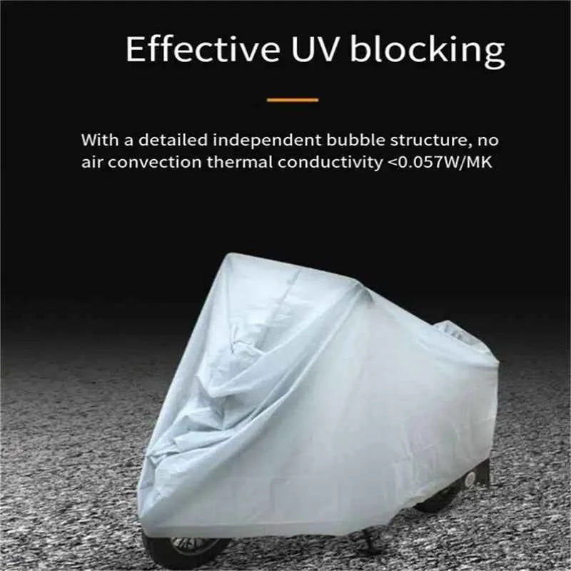 S M L XL Silver Rainproof Car Cover for Bicycle Motorcycle Outdoor Electric Vehicle Sunscreen Protection Accessories