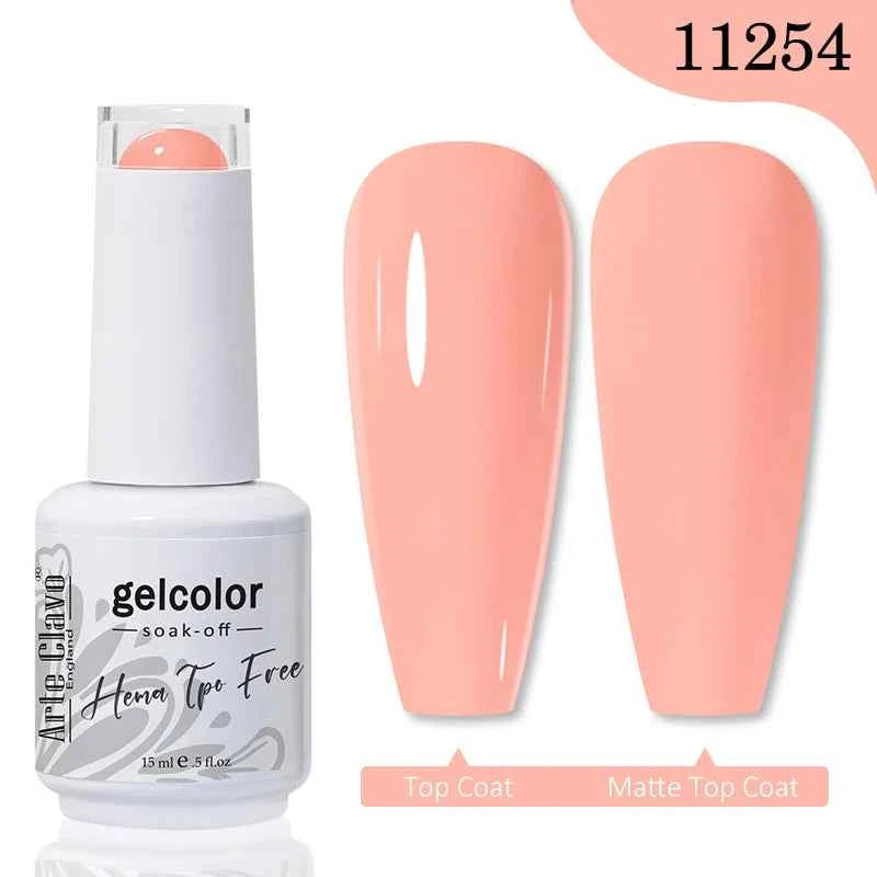 Arte Clavo TPO HEMA FREE Top Quality Discount Price 131 Colors Nail Gel Polish New Formula Nail Gel 15ml Bottle UV Gel Varnish