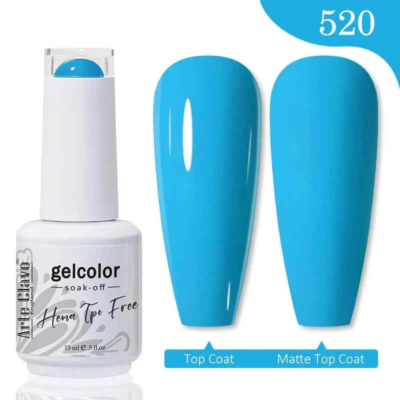 Arte Clavo TPO HEMA FREE Top Quality Discount Price 131 Colors Nail Gel Polish New Formula Nail Gel 15ml Bottle UV Gel Varnish