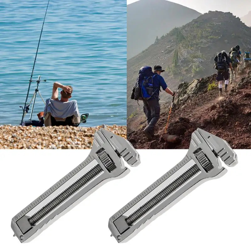 Advanced Outdoor Small Tools: Portable Mini Wrench & Multitool; Lightweight Titanium Alloy Mini Wrench and Multitool