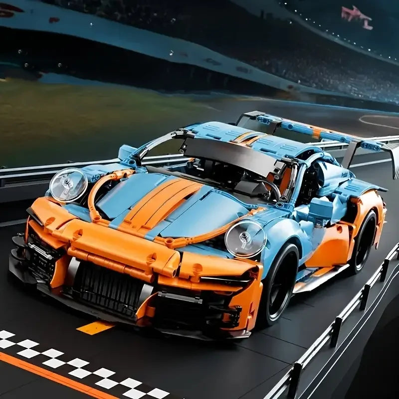 523pcs Building Blocks City Speed Car Festive Gift Giving Racing Vehicle with Super Racers Bricks Toys for Children Boy Gift