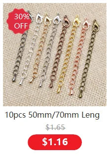 No Fade 100pcs/Lot 20 30 35 40 70 mm Stainless steel Eye Pins Findings Eye Head Pins For Jewelry Making DIY Supplies Accessories