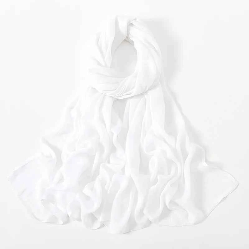 New Muslim Hijabs for Women Scarf Thin Plain Shawls Femme Musulman Soft Viscose Rayon Headscarf Islamic Turban Headband 190x85cm