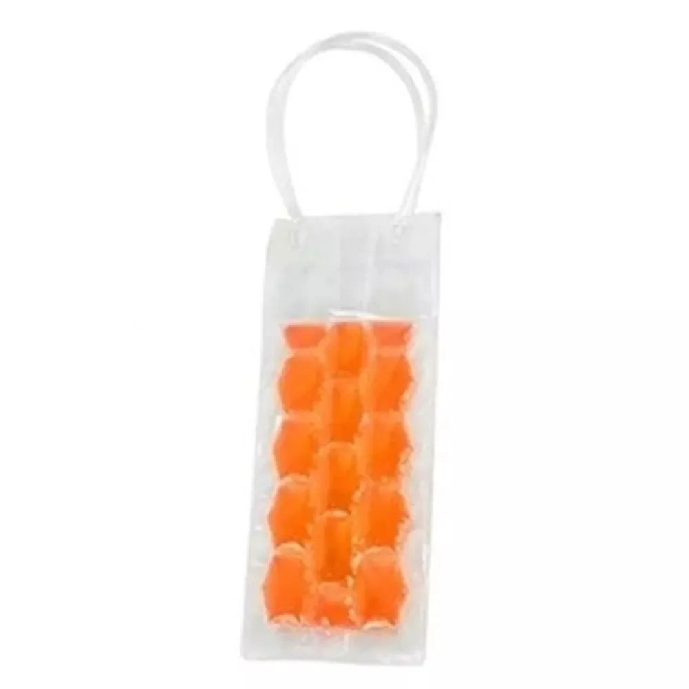 Portable Beer Iced Tote Bag Insulated Red Wine Handbag Outdoor Practical Portable PVC Gift Bag Wine Bottle Freezer Bag