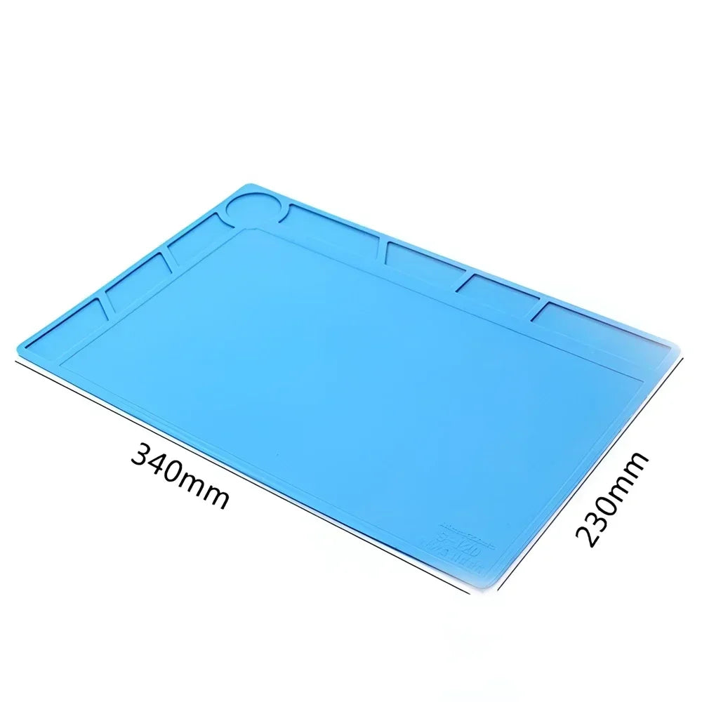 ESD Heat Insulation Soldering Mat Computer Phone Repair Tool Kit Working Silicone Repair Pad Heatresistant Maintenance Tool Kit