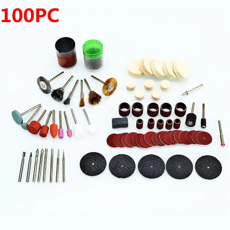 110/220V Electric Drill Dremel Grinder Engraving Pen Electric Grinder Rotary Power Tools Mini Drill Kit Set 130W 5 Variable Spee