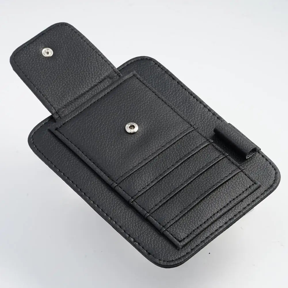 Auto Sonnenbrille Organisator Multi-Tasche Besuchskarte Aufslagbeheer Sonnenbrille Halter Visor Accessoires Auto Interieur