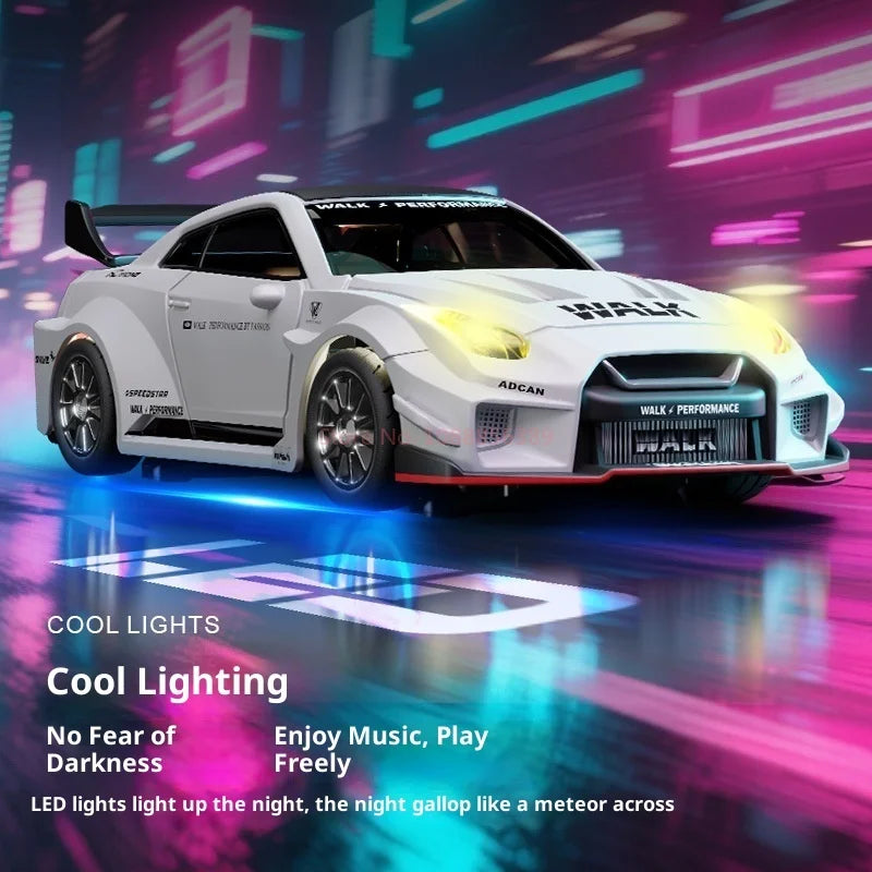 Mini Alloy RC Car 1:43 High-Speed Drifting Sports Car Boys Toy Four-Wheel Drive Simulation Race Car Remote Control Vehicle