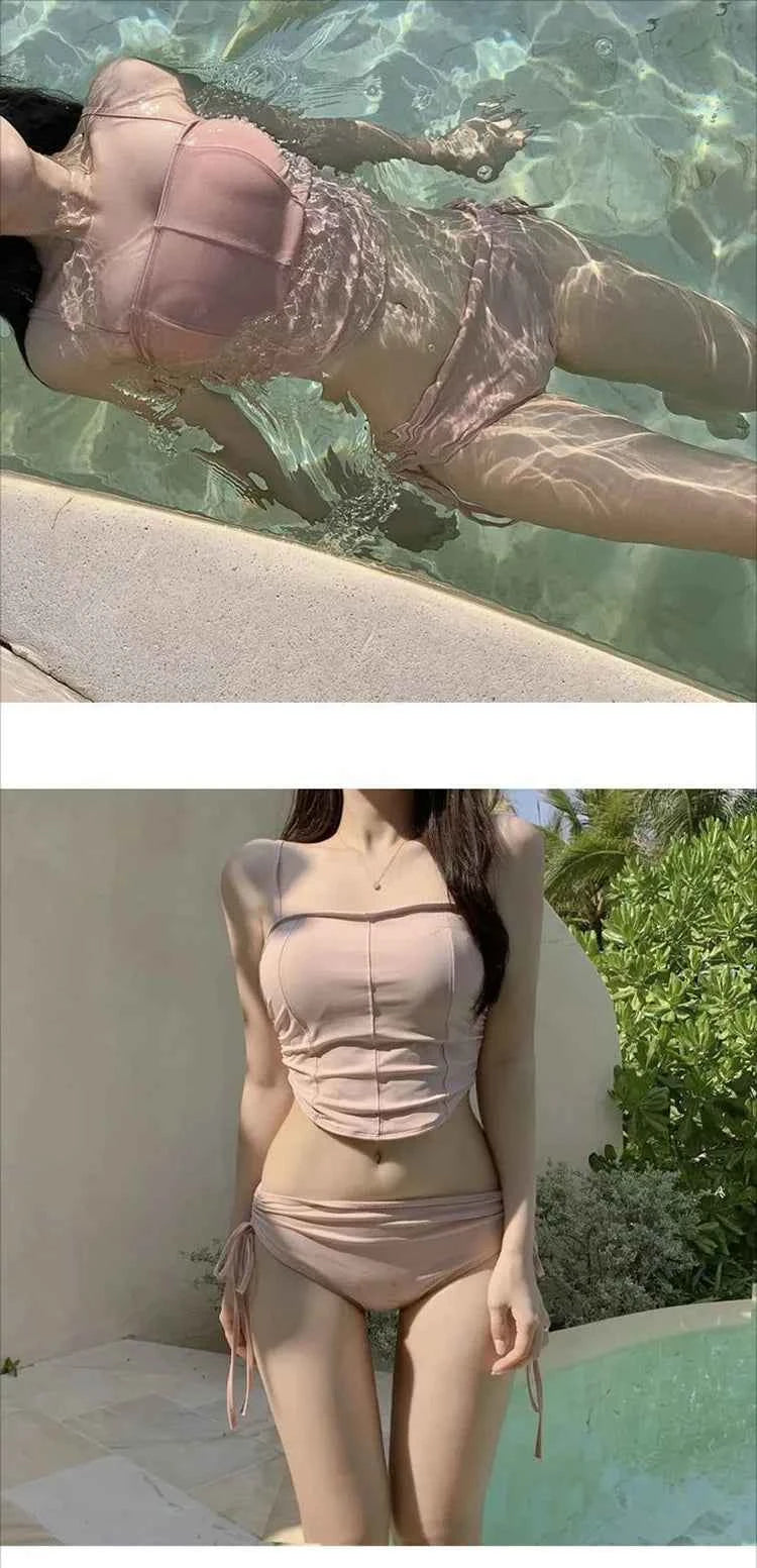 Sexy Bal Bikini Trendy Strap Design Multicolor Women's Swimsuit for Vaion Casual Wear Nylon Material One-Piece Suit