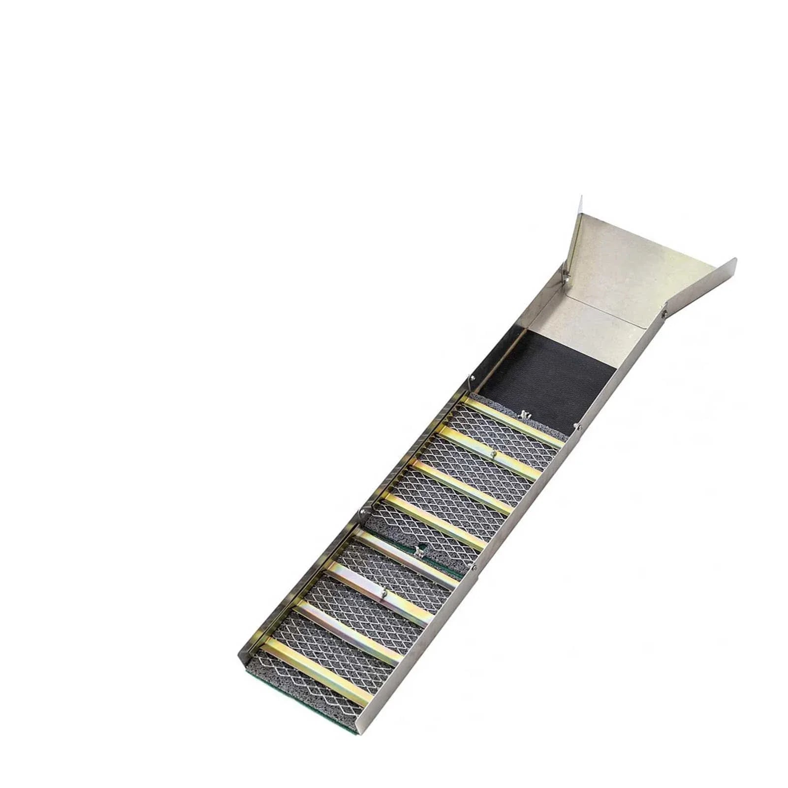 Folding Gold Sluice Box Aluminum Alloy Portable Sluice Box for Gold Mining Chute Panning Prospecting Recovery Tool