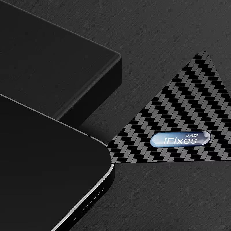 iFixes Carbon Fiber Non-magnetic Anti-static Pry Card No Hurt Mobile Phone LCD Screen Disassembly Battery Removal Pry Scraper