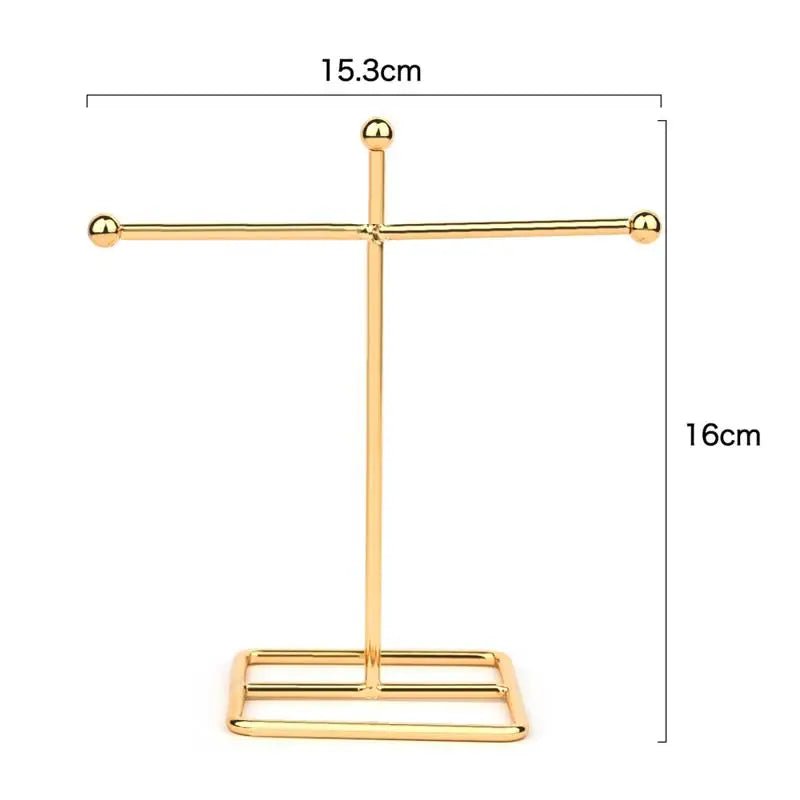 High Quality Jewelry Organizer Shelf Metal Earring Storage Rack DIY Jewelry Organizer Holder Pendants Necklace Display Stand