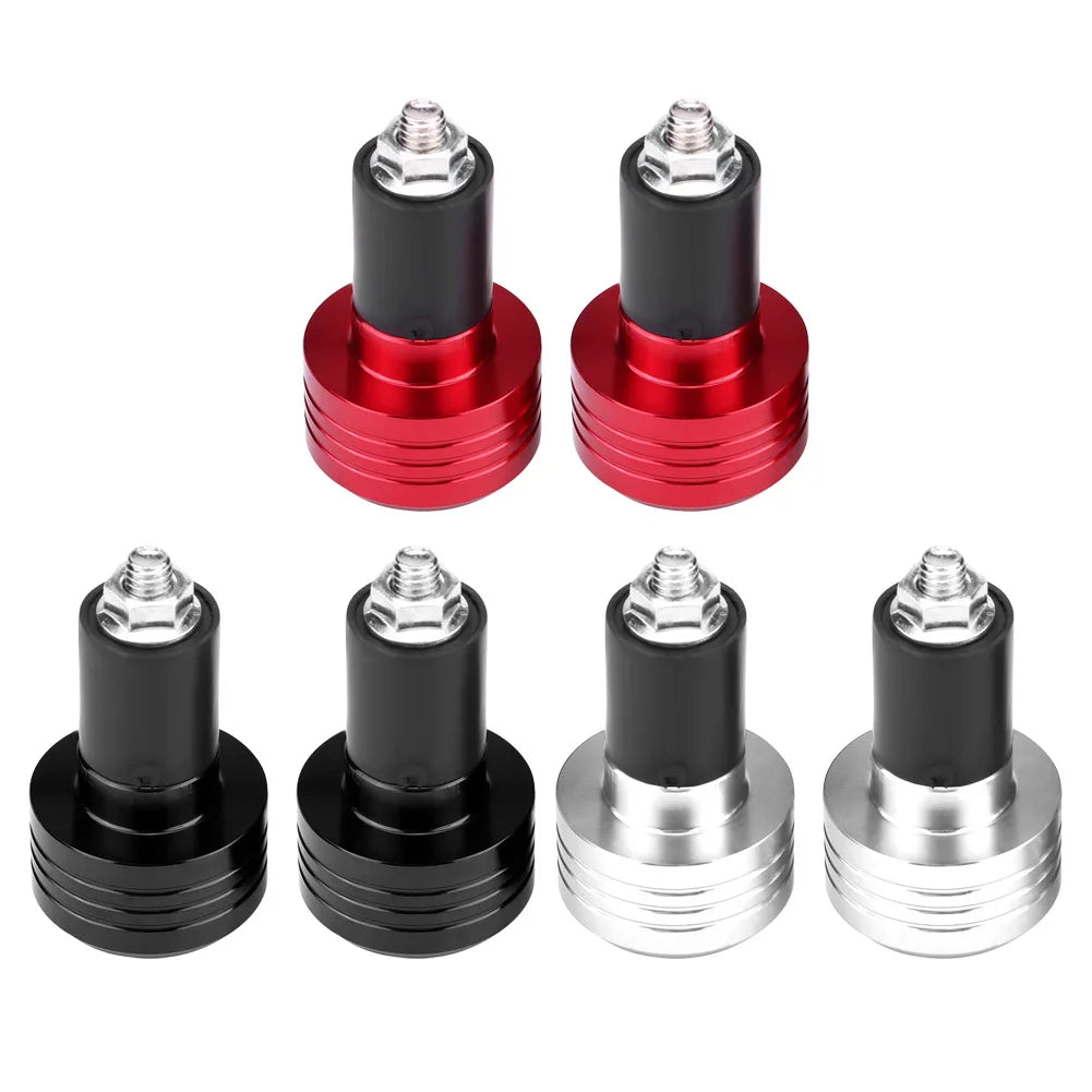 Handlebar Ends Weight Balance Plug Pair of 22mm  Aluminum Motorcycle Grip Handlebar Ends Weight Balance Plug