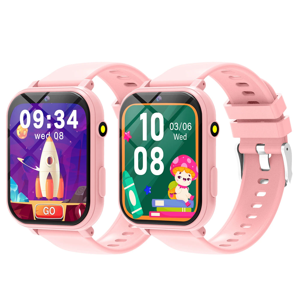 Kids Smart Watch with Camera for Boys Girls Age 4-12 Educational Game Watch Pedometer Alarm Flashlight Birthday Gifts Funny Toy