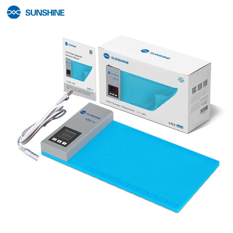SUNSHINE LS3-Mini LCD Screen Separator Heating Table Separation Pad for Mobile Phone and Tablet Repair Screen Disassembly Tool
